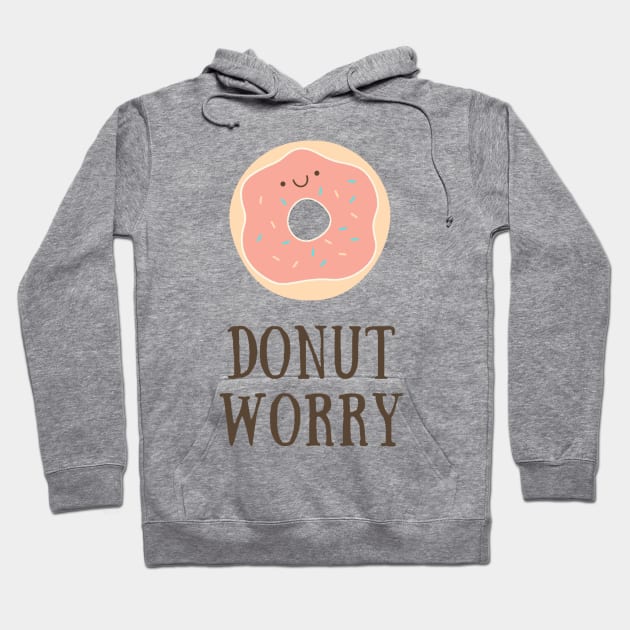 Donut worry Hoodie by Kuro